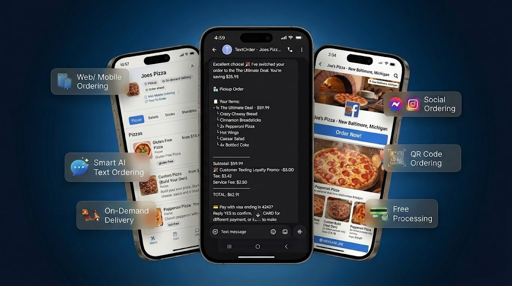 The complete restaurant ordering platform you own · TextOrder